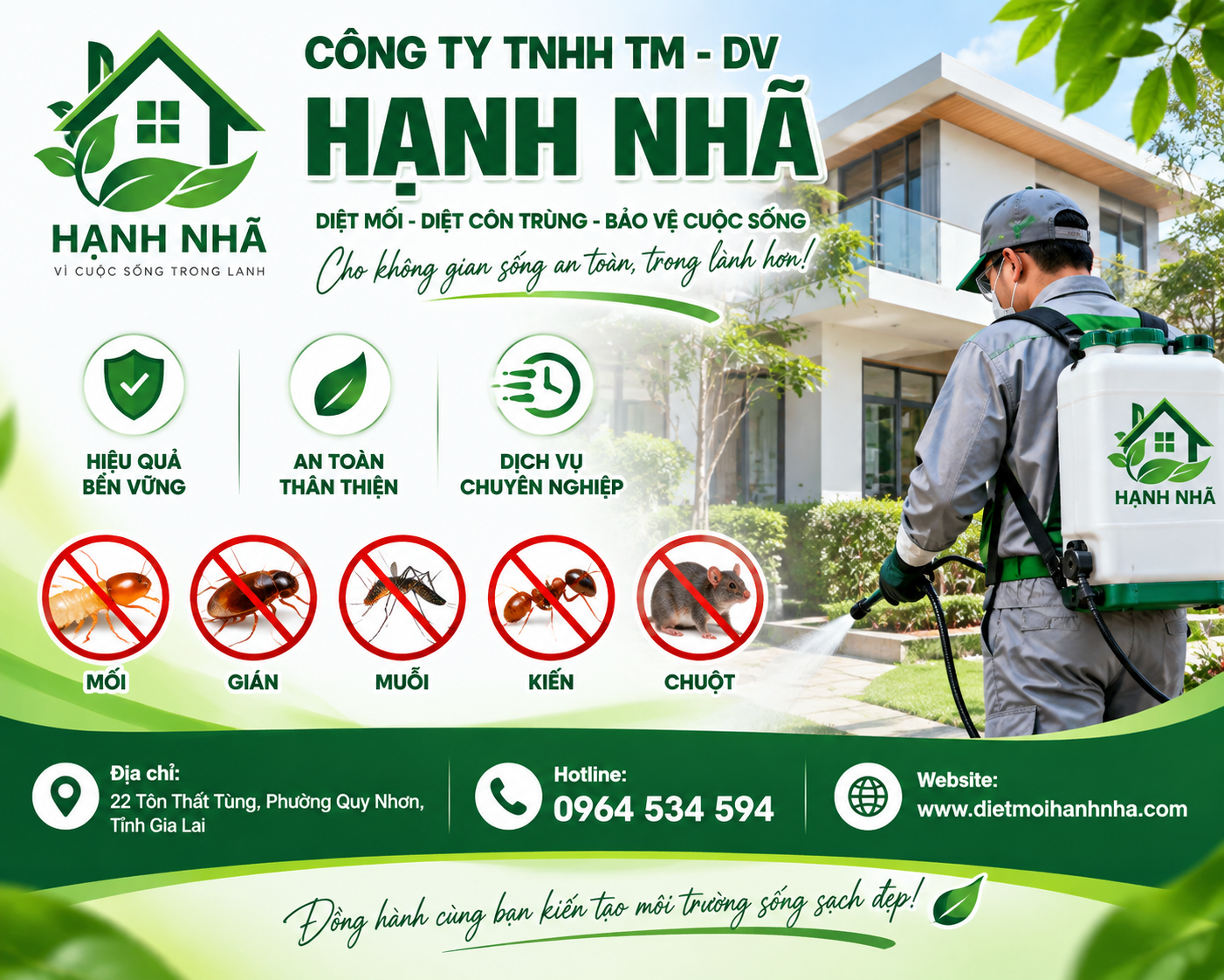 diệt mối tận gốc uy tín tại Gia Lai